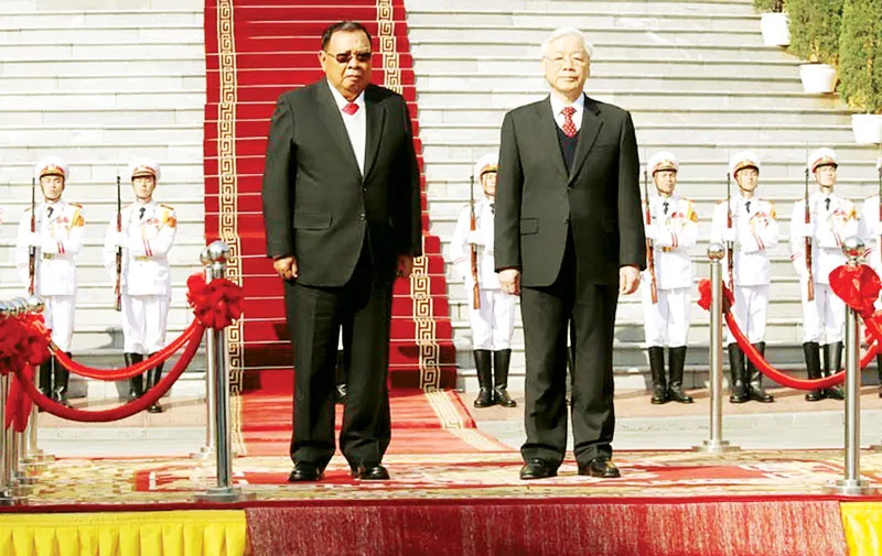 Thúc đẩy quan hệ hai nước Việt Nam - Lào lên tầm cao mới ảnh 1 Thúc đẩy quan hệ hai nước Việt Nam - Lào lên tầm cao mới ảnh 1