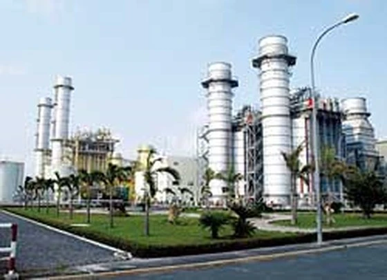 Trung tâm Điện lực Phú Mỹ (Bà Rịa - Vũng Tàu) với tổng công suất 3.800MW sử dụng nguồn khí Nam Côn Sơn 