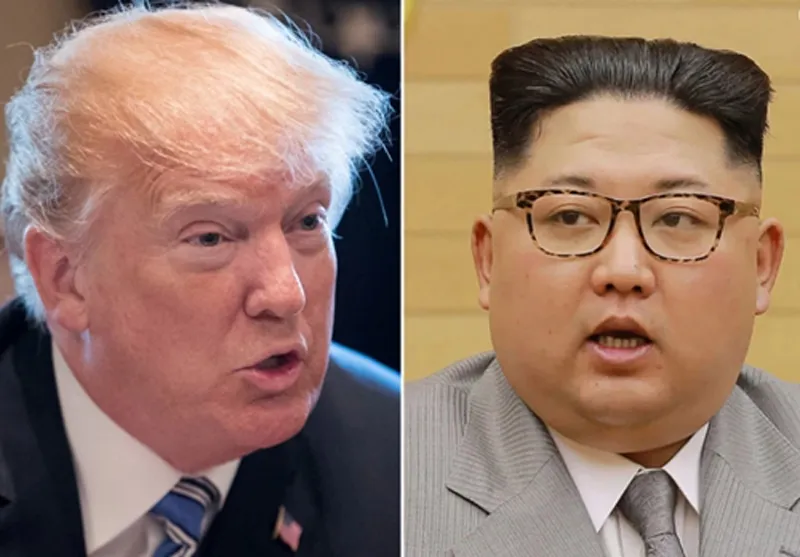 Tổng thống Mỹ Donald Trump và nhà lãnh đạo Triều Tiên Kim Jong-un. Ảnh: AP, KCNA.