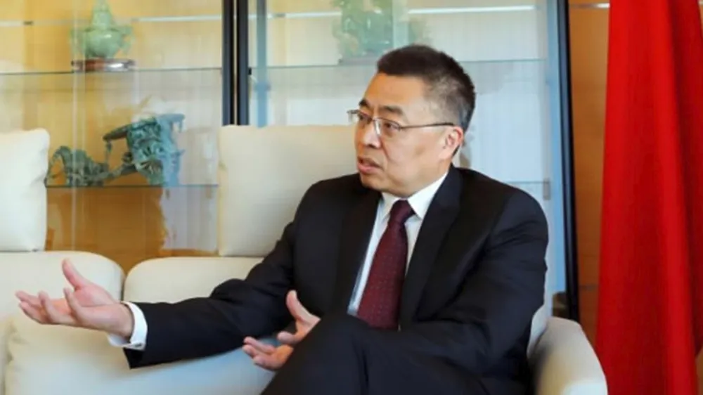 Đại sứ Trung Quốc tại Tổ chức Thương mại thế giới (WTO) Trương Hướng Thần. Ảnh: REUTERS