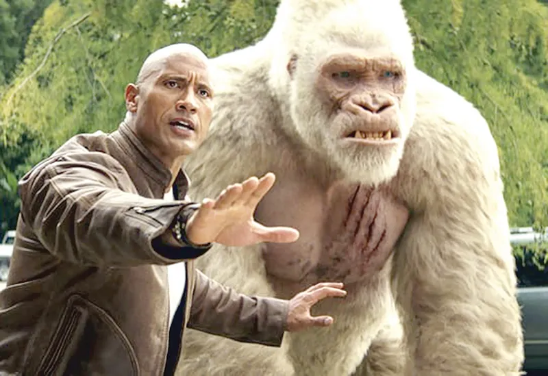 Dwayne Johnson trở lại với Rampage