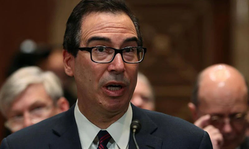 Bộ trưởng Tài chính Mỹ Steven Mnuchin. Ảnh: Reuters.