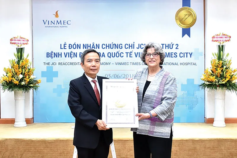 VINMEC TIMES CITY - Nhận chứng chỉ chất lượng quốc tế JCI lần thứ 2 ảnh 1 VINMEC TIMES CITY - Nhận chứng chỉ chất lượng quốc tế JCI lần thứ 2 ảnh 1