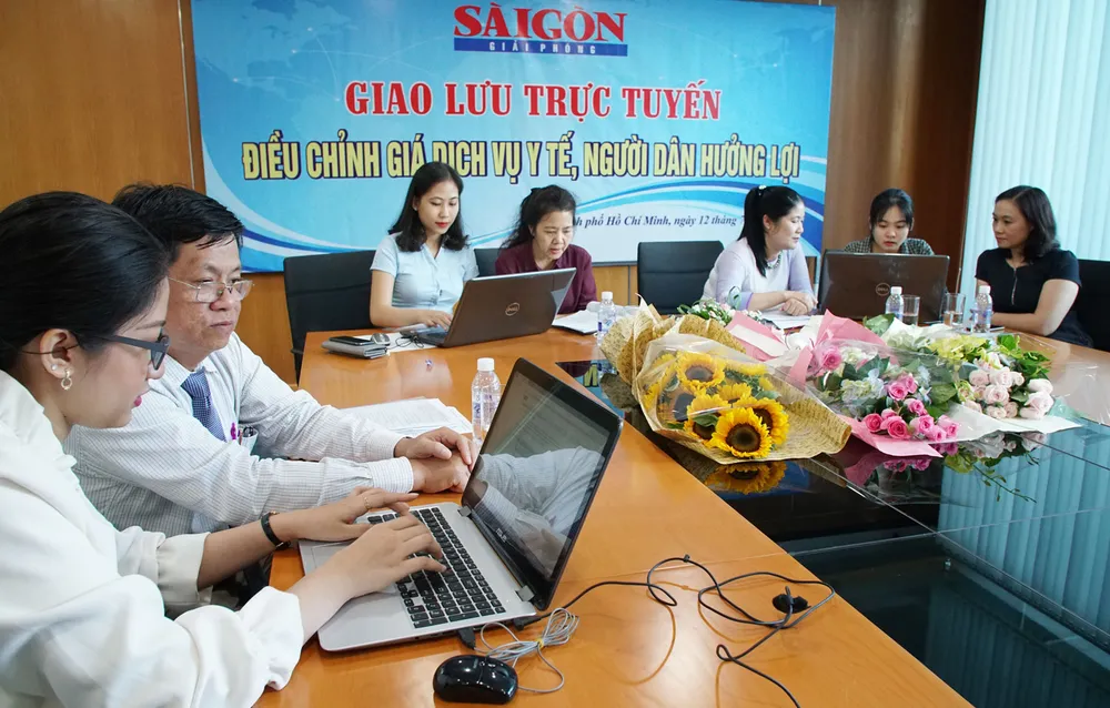 Giao lưu trực tuyến về việc điều chỉnh giá dịch vụ y tế  ảnh 1
