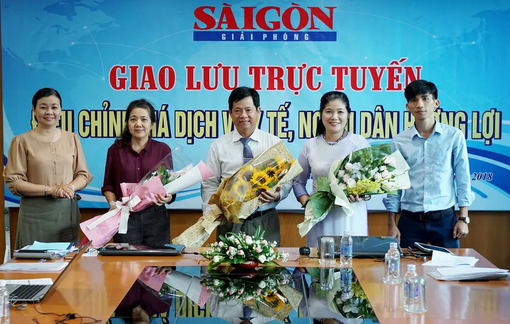 Giao lưu trực tuyến về việc điều chỉnh giá dịch vụ y tế  ảnh 2