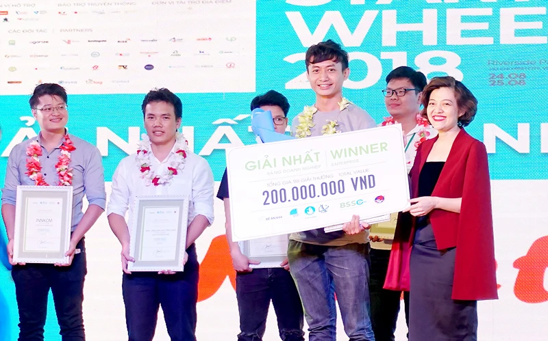 Dự án Meete giành giải nhất cuộc thi Vietnam Startup Wheel nhánh doanh nghiệp khởi nghiệp năm 2018