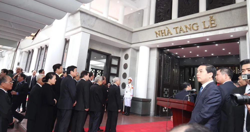 Lễ Quốc tang Chủ tịch nước Trần Đại Quang ảnh 9