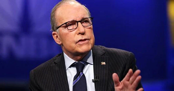 Cố vấn kinh tế của Nhà trắng Larry Kudlow. Ảnh: CNBC