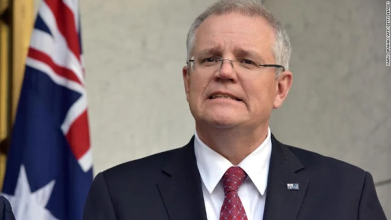 Thủ tướng Australia Scott Morrison. Ảnh: CNN