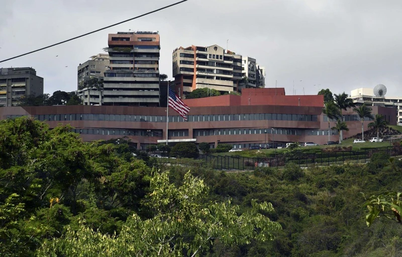 Đại sứ quán Mỹ tại Caracas. (Nguồn: Washington Post)