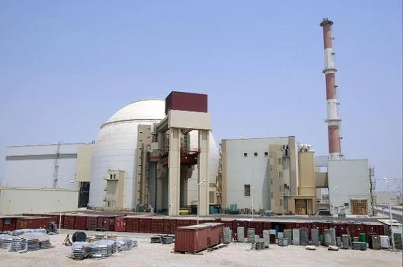 Các lò phản ứng hạt nhân chính tại Bushehr, nằm cách Tehran 1.200 km về phía nam. Ảnh: REUTERS