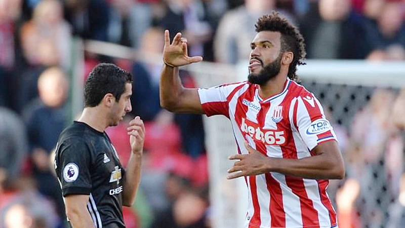 ''Người hùng'' Eric Maxim Choupo-Moting của Stoke City. Ảnh: REUTERS