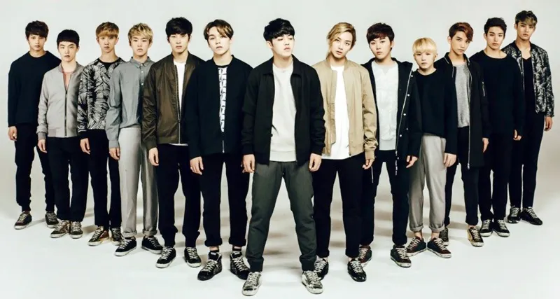 các thành viên trong nhóm nhạc Seventeen