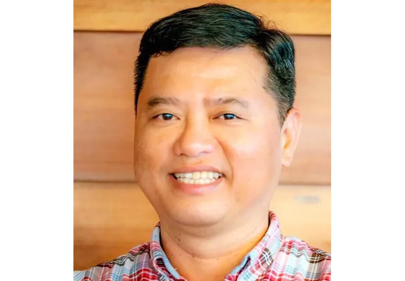 Đối tượng Nguyễn Huỳnh Đăng, nguyên Trưởng phòng kinh doanh Hội sở Ngân hàng TMCP Đông Á. Ảnh BCA.
