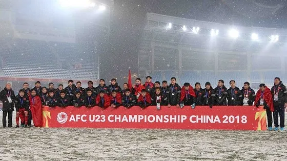 Đội U23 Việt Nam trở thành đương kim Á quân của châu Á năm 2018
