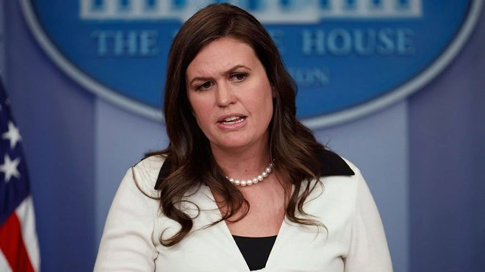 Thư ký báo chí Nhà Trắng Sarah Sanders. Nguồn: AP