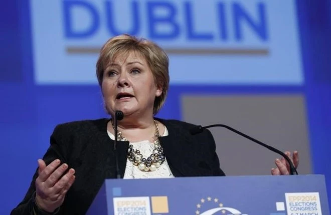 Thủ tướng Na Uy Erna Solberg. Nguồn: REUTERS