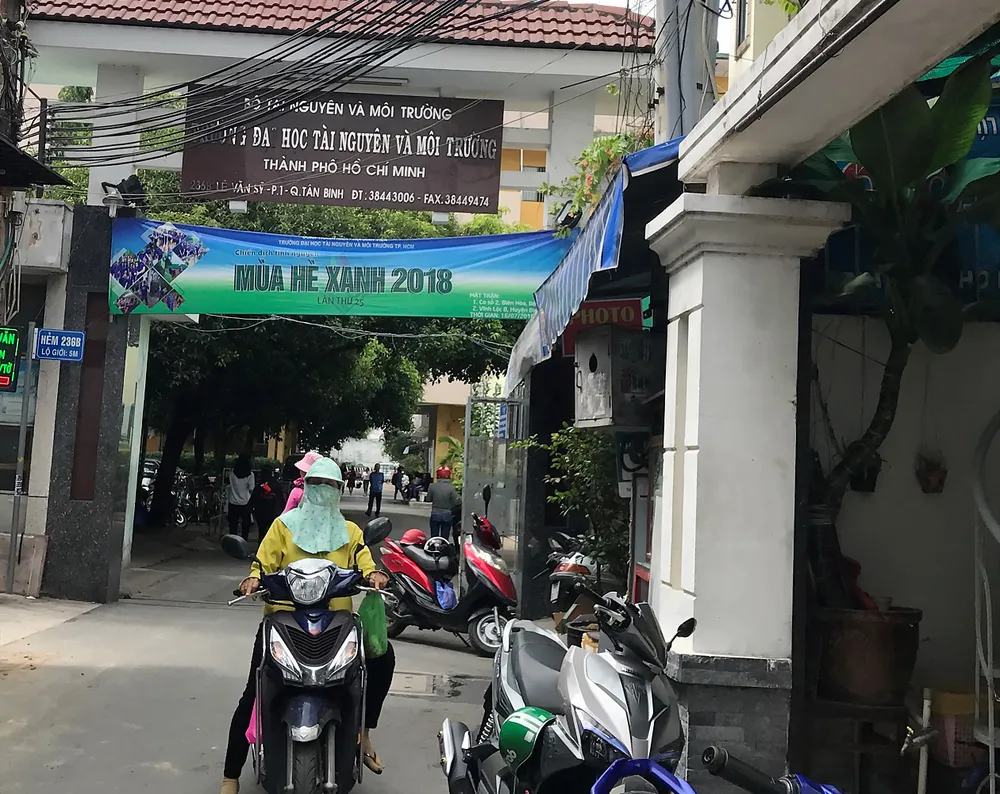 Trường ĐH Tài nguyên và Môi trường TPHCM tại quận 3