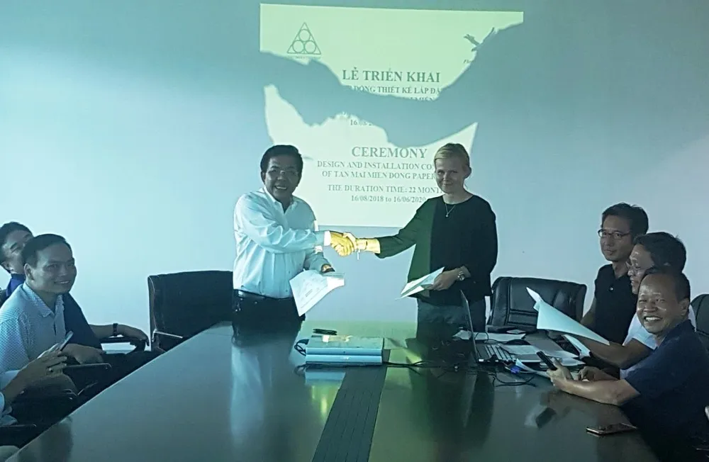 Nhà máy giấy Tân Mai Miền Đông lắp đặt thiết bị công suất 150 ngàn tấn giấy/năm ảnh 1