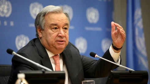 Tổng thư ký Liên Hợp Quốc Antonio Guterres. Ảnh: NPR