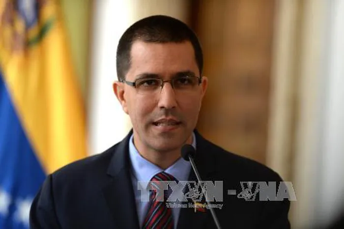 Bộ trưởng Ngoại giao Venezuela Jorge Arreaza.