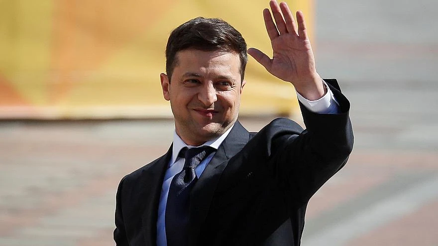 Tân Tổng thống Ukraine Volodymyr Zelensky. Ảnh: REUTERS