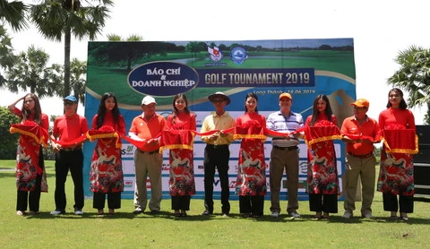 Cắt băng khai mạc giải Golf Báo chí và Doanh nghiệp Tournament 2019 tại Long Thành