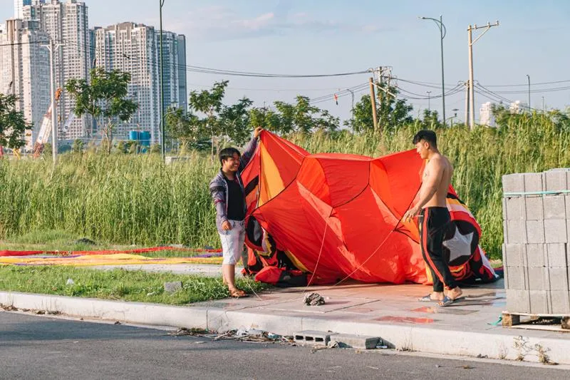 Cánh diều tuổi thơ giữa lòng TPHCM ảnh 5 Cánh diều tuổi thơ giữa lòng TPHCM ảnh 5