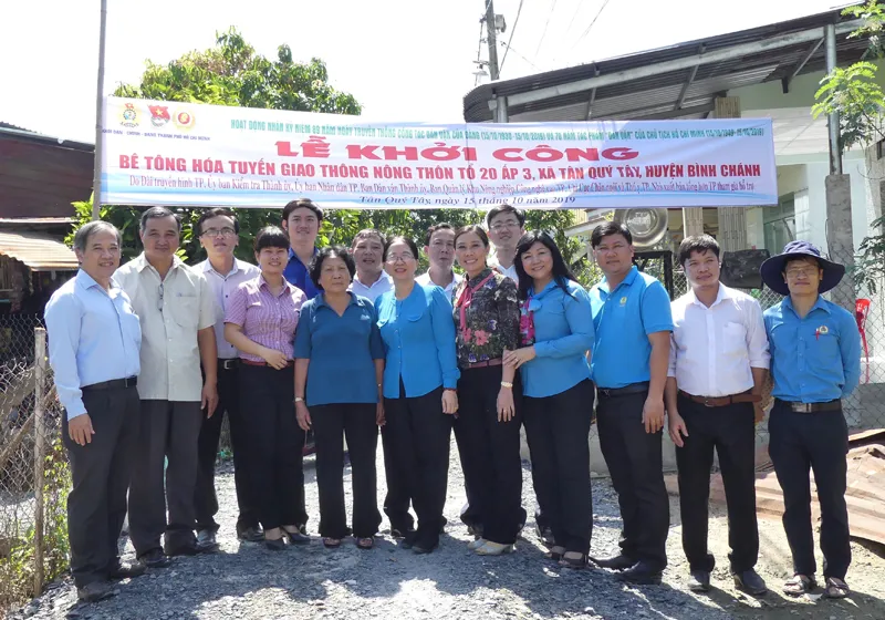 Khánh thành tuyến hẻm giao thông nông thôn tại huyện Bình Chánh ảnh 4