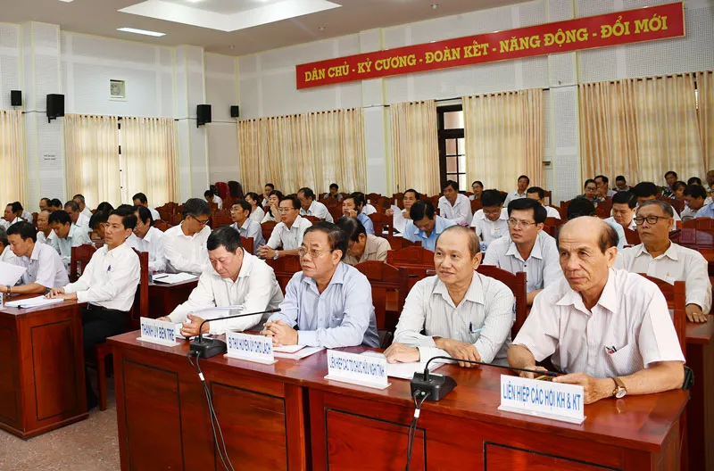 Đại biểu tham dự hội nghị. Ảnh: Báo Đồng Khởi