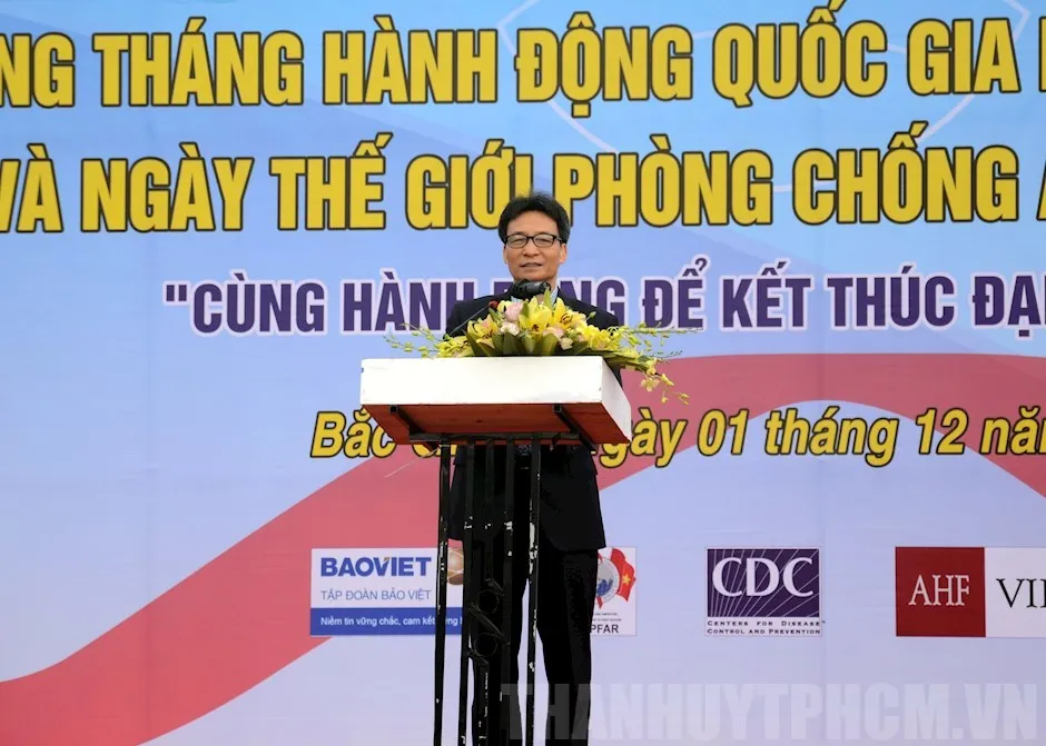 Phó Thủ tướng Vũ Đức Đam phát biểu tại buổi lễ. Ảnh: hcmcpv