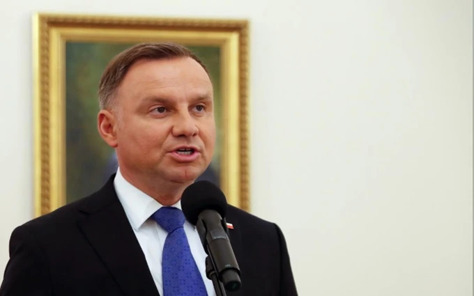 Tổng thống đương nhiệm của Ba Lan, ông Andrzej Duda. Ảnh: Reuters