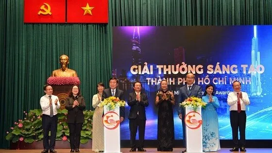 Hình ảnh giải thưởng Giải thưởng Sáng tạo TP.HCM lần thứ 1 năm 2019. Ảnh: doimoisangtao.vn