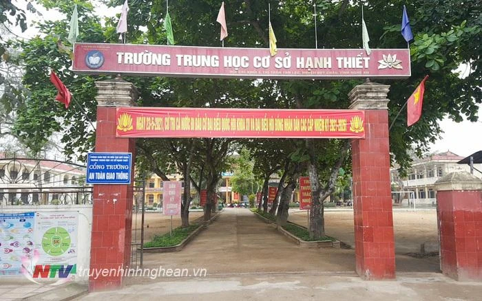 Ngôi trường mà em Lương Mạnh Tuấn theo học. Ảnh: NTV