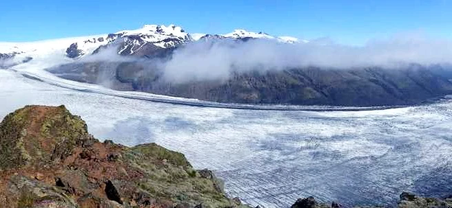 Sông băng Skaftafelljökul ở Iceland mất một lượng băng lớn trong hơn 20 năm qua