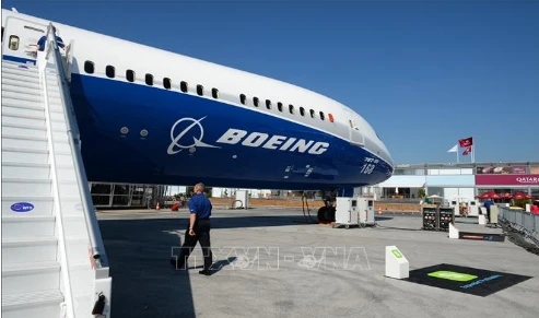 Dòng máy bay Boeing 787 Dreamliner. Ảnh: TTXVN