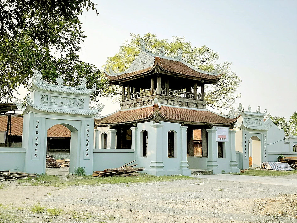 Nhiều vi phạm trong tu bổ, tôn tạo Di tích quốc gia Chùa Đậu (Hà Nội)