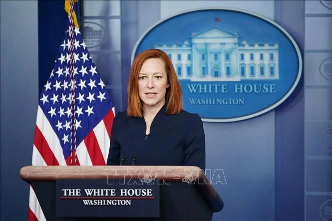 Thư ký báo chí Nhà Trắng Jen Psaki. Ảnh: AFP/TTXVN