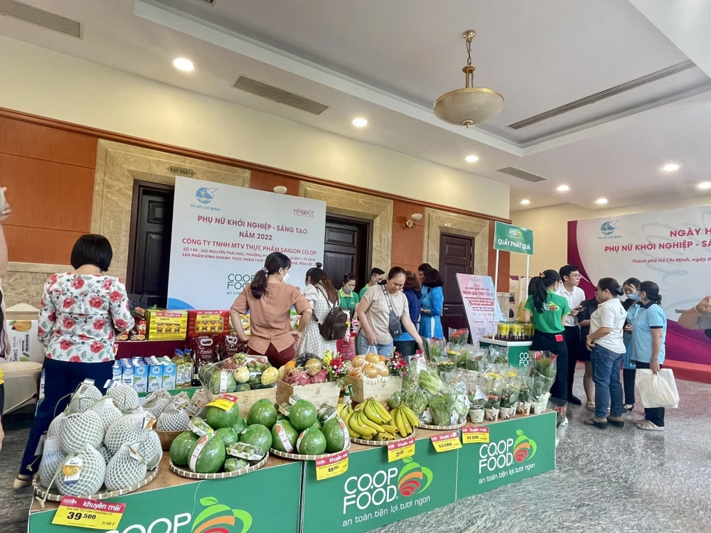 Gian hàng của Co.op Food tại ngày hội