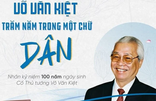 Cuốn sách “Võ Văn Kiệt - trăm năm trong một chữ Dân” bao gồm 32 bài viết hầu hết chưa từng được xuất bản của nhiều tác giả