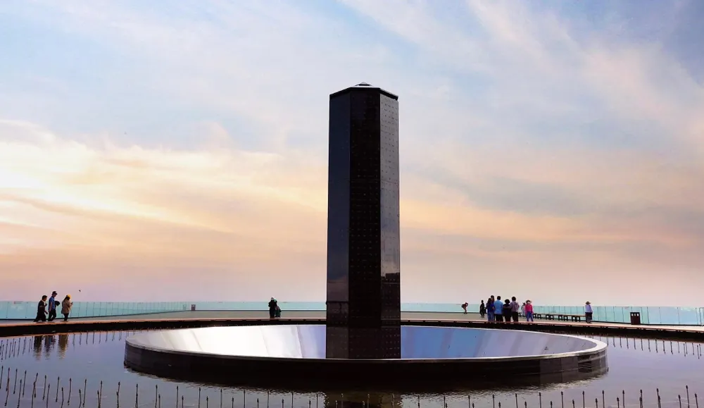 Cột kinh điêu khắc kinh Bát Nhã tại trung tâm Sun World Ba Den Mountain Cột kinh điêu khắc kinh Bát Nhã tại trung tâm Sun World Ba Den Mountain