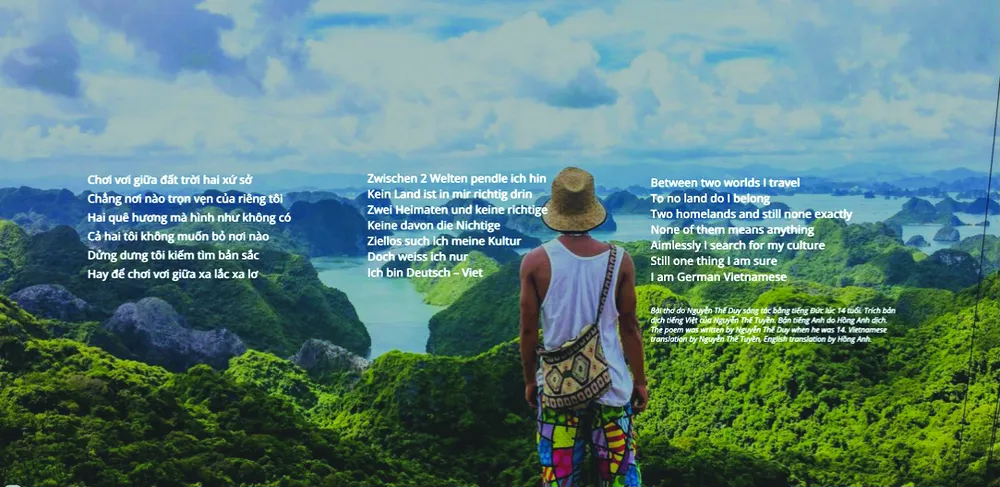 Giao diện webiste dự án Stories of Vietnam Giao diện webiste dự án Stories of Vietnam