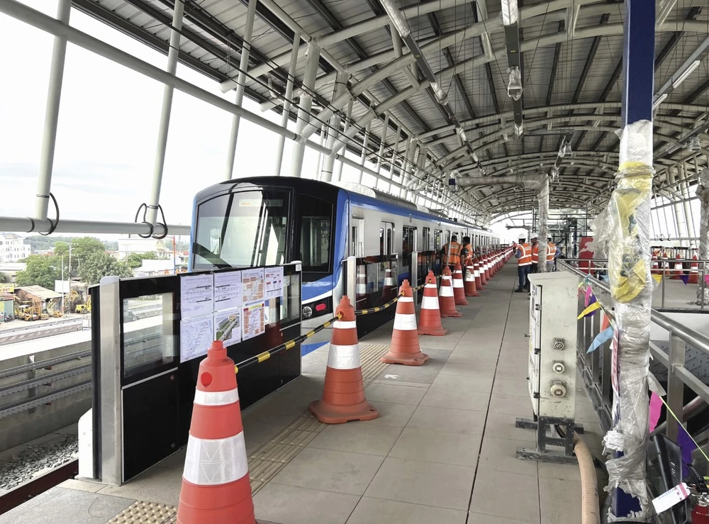 Metro Bến Thành - Suối Tiên đang tăng tốc để đưa vào vận hành ngay trong năm nay