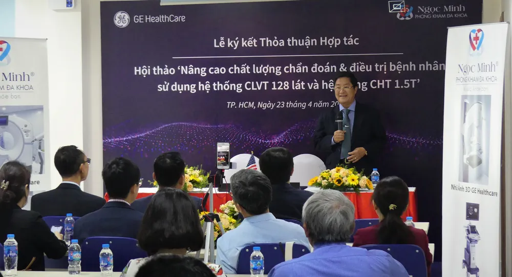 PGS.TS. Trần Văn Ngọc phát biểu tại Lễ ký kết hợp tác