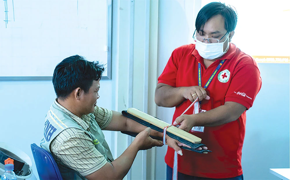 Hòa Bình tổ chức lớp Huấn luyện sơ cấp cứu
