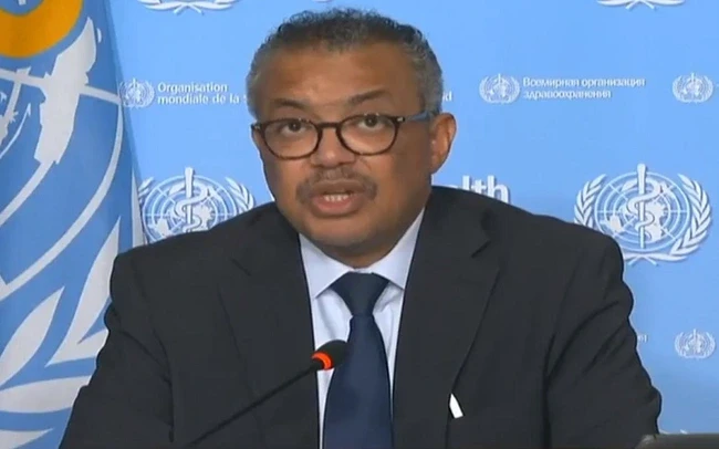 Tổng giám đốc Tổ chức Y tế thế giới (WHO) Tedros Adhanom Ghebreyesus