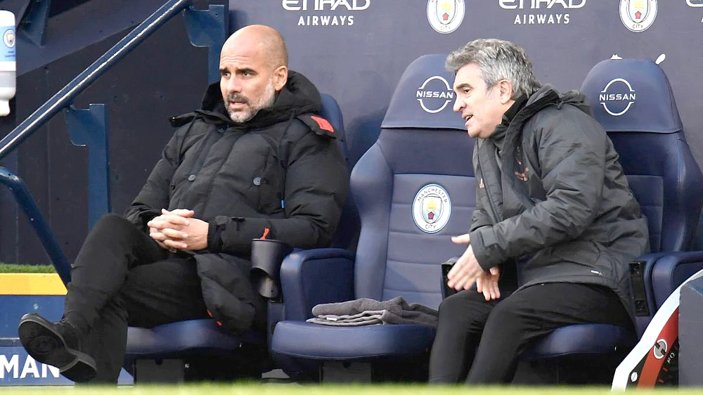 HLV Pep Guardiola hoàn toàn có thể tin tưởng giao đội bóng cho vị trợ lý Juanma Lillo