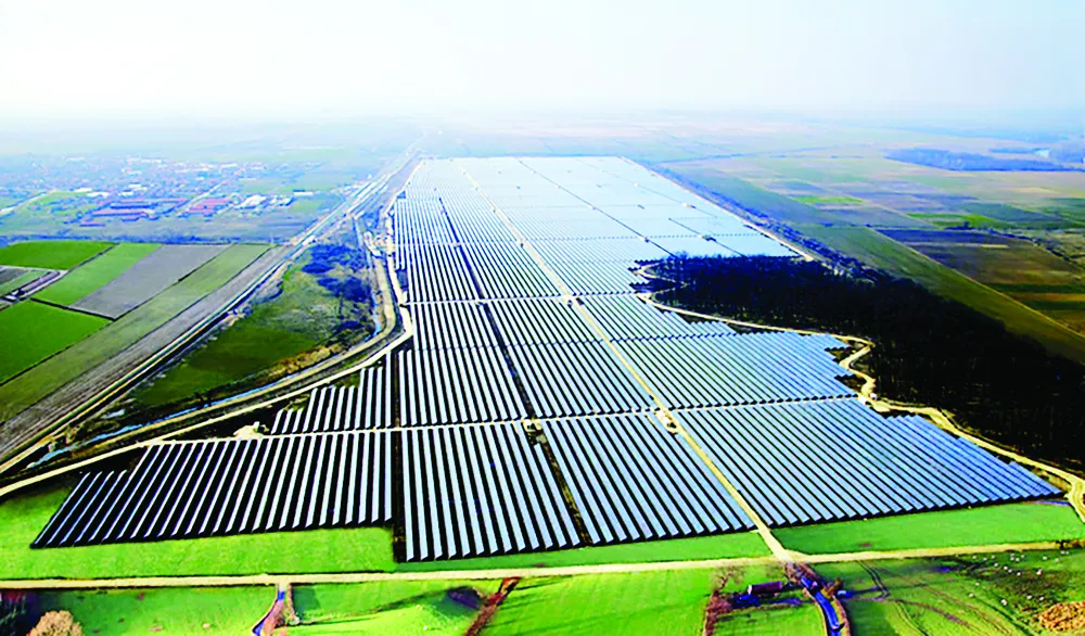 Một trang trại sản xuất điện năng lượng mặt trời ở Brazil