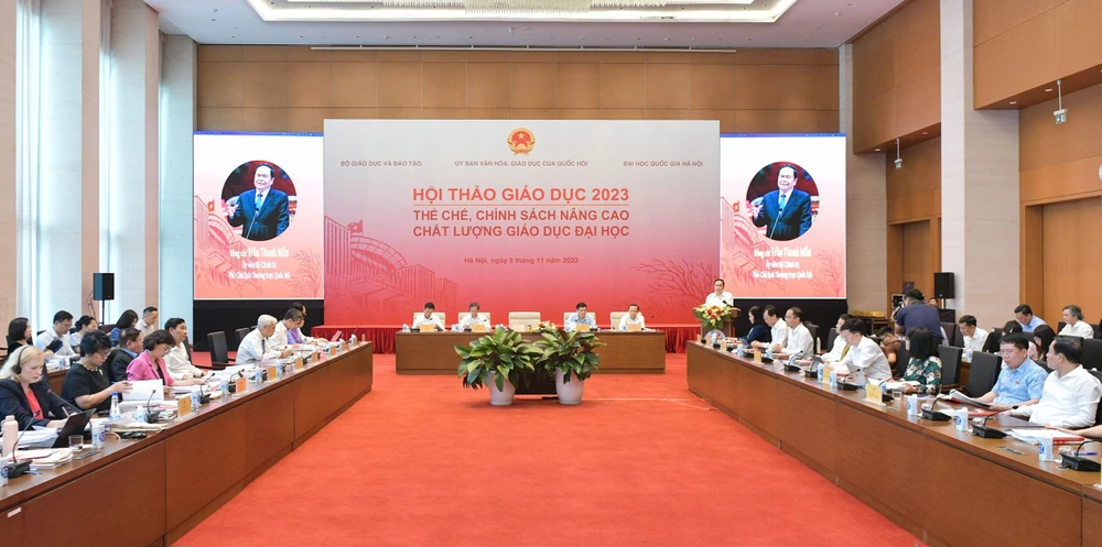 Toàn cảnh Hội thảo Giáo dục 2023