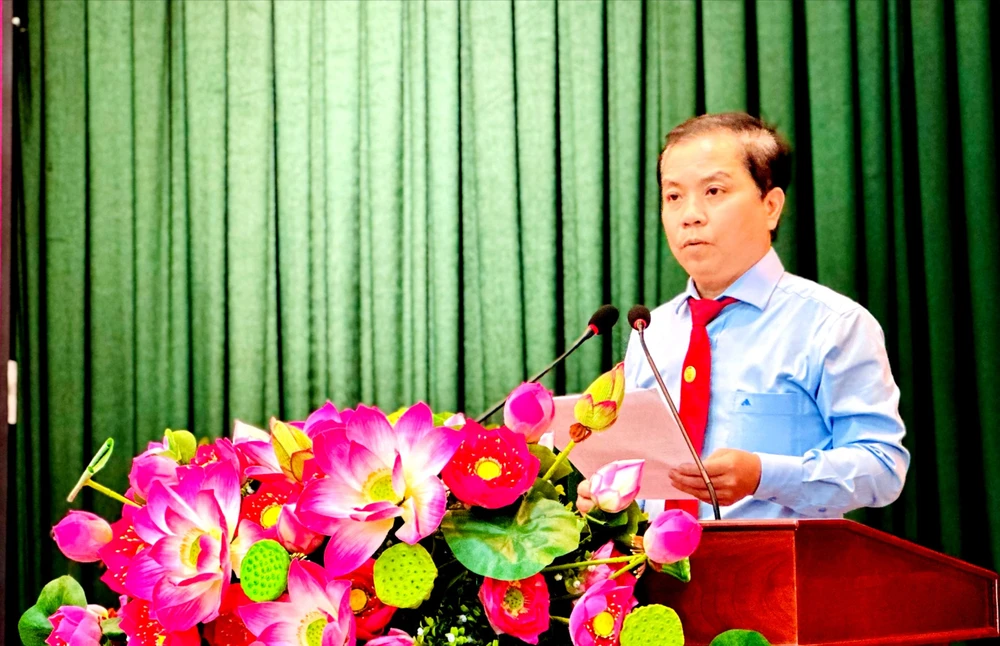 Bí thư Quận ủy quận 6 Ma Xuân Việt phát biểu tại hội nghị tempImageOEXwXB.jpg